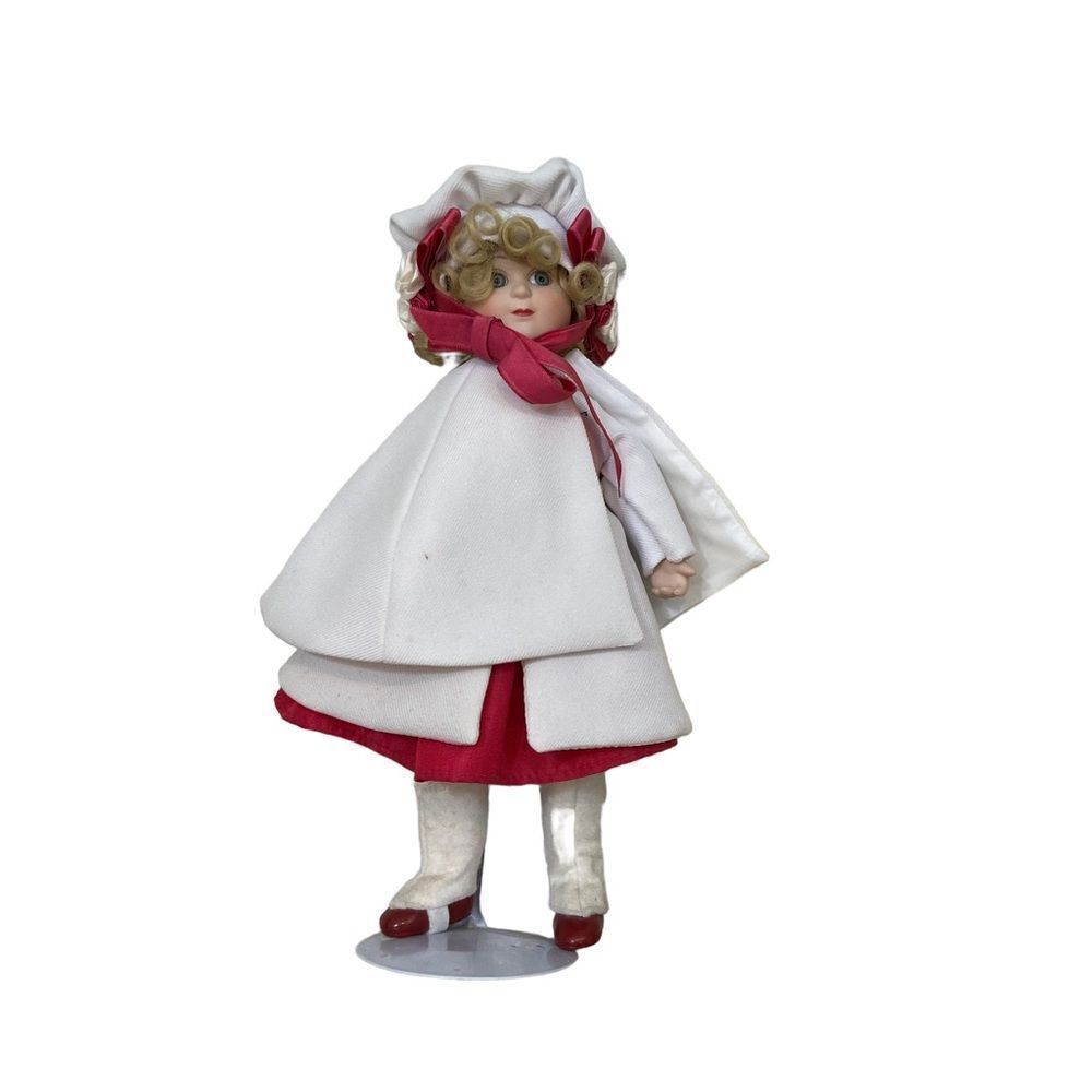 The Hamilton Collection Holly‎ Porcelain Doll Appr 10” Tall